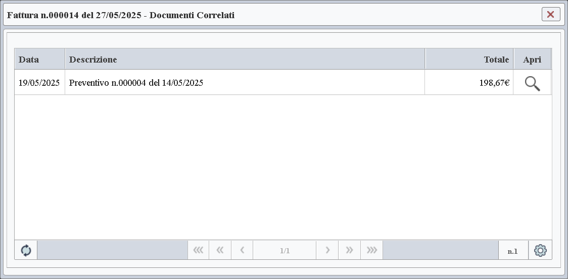 Finestra DOcumenti Correlati