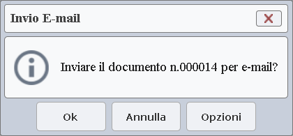 Pulsante invio e-mail